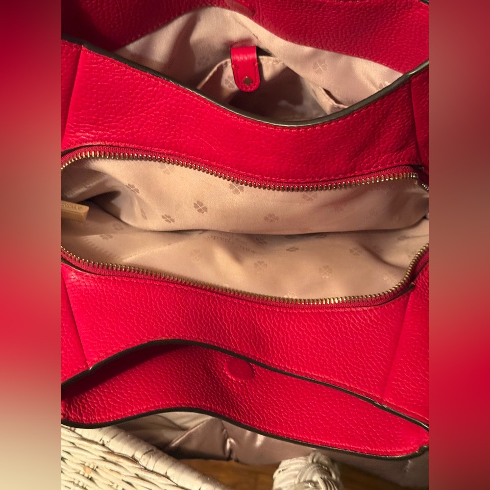 Kate Spade Vibrant Red Shoulder Bag - Picture 4 of 5